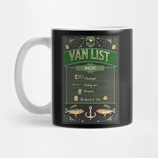 Van Life Van List Mug